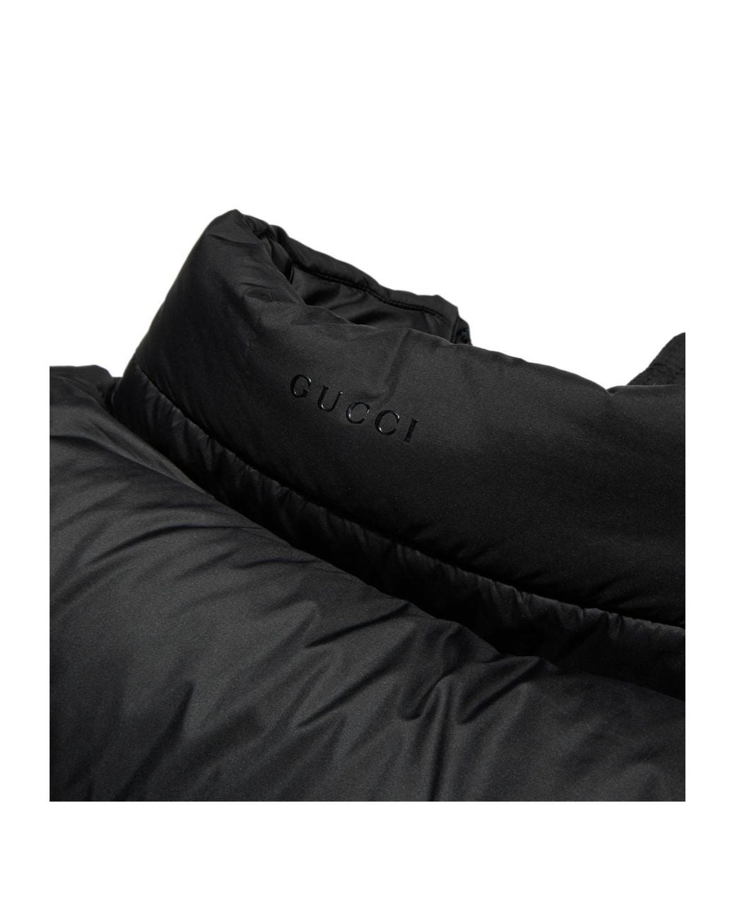Gucci Black Lightweight Padded Zip Jacket for men