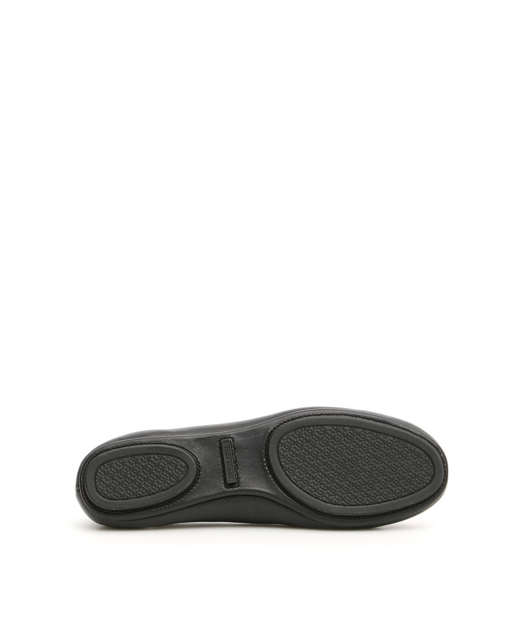 Tory Burch Black Minnie Travel Ballet Flats