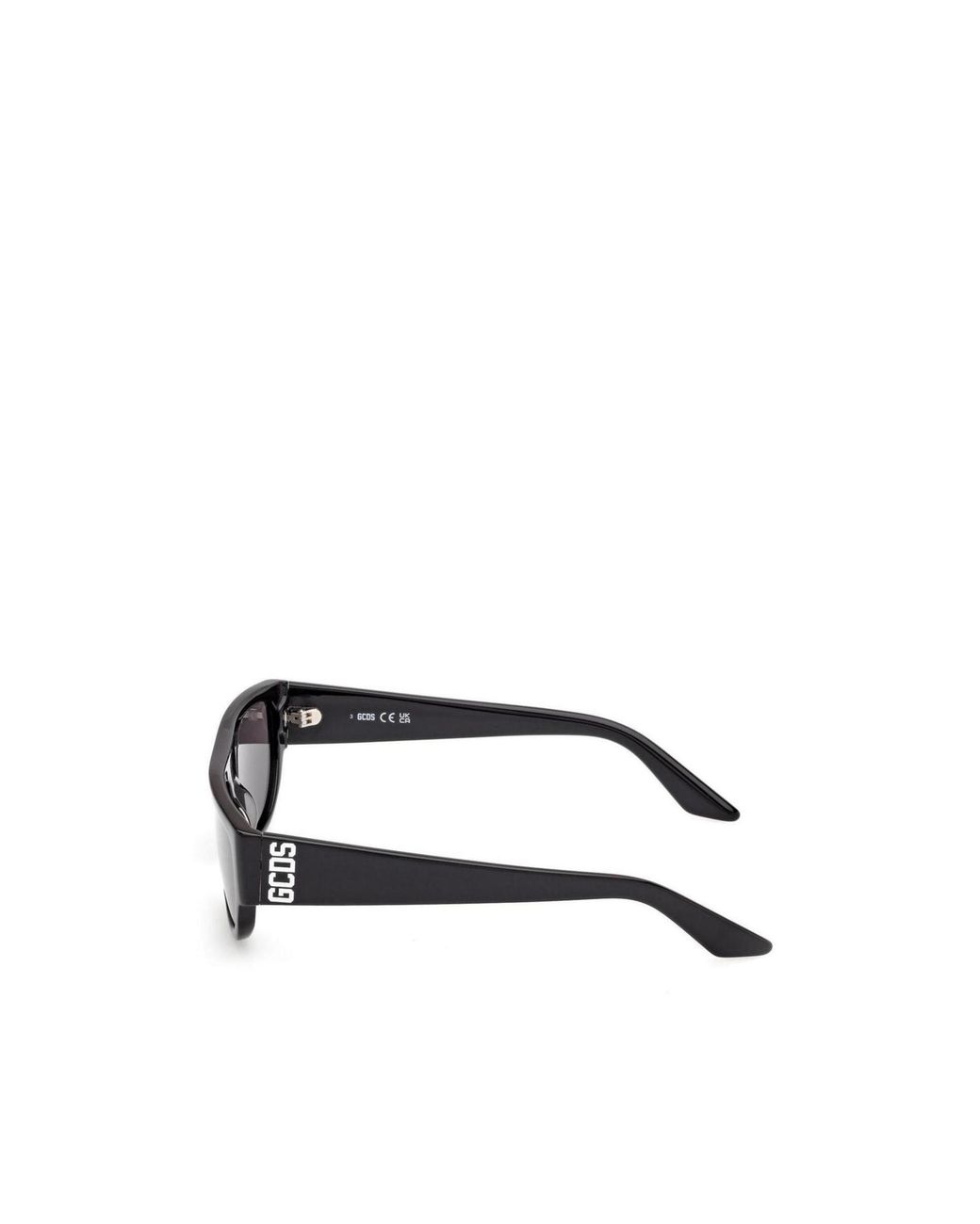 Gcds White Logo Temple Sunglasses for men