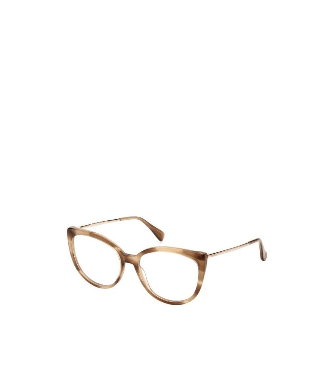 Max Mara Metallic Cat-Eye Frame Glasses