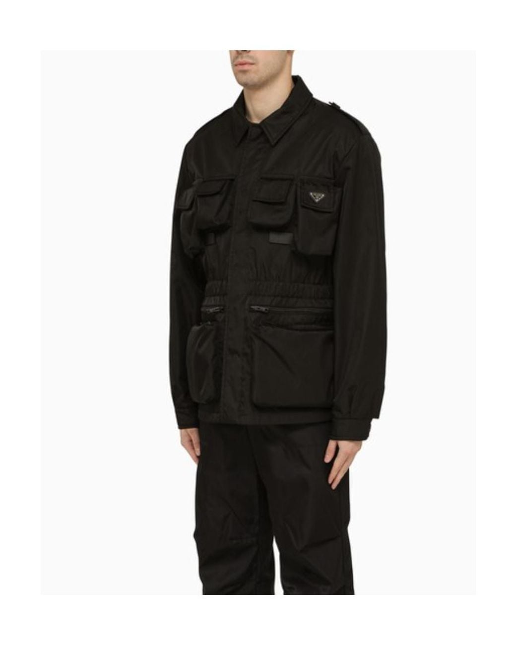 Prada Black Multi-Pocket Jacket for men