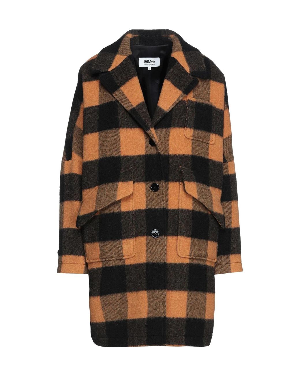 MM6 by Maison Margiela Black Single-Breasted Coats