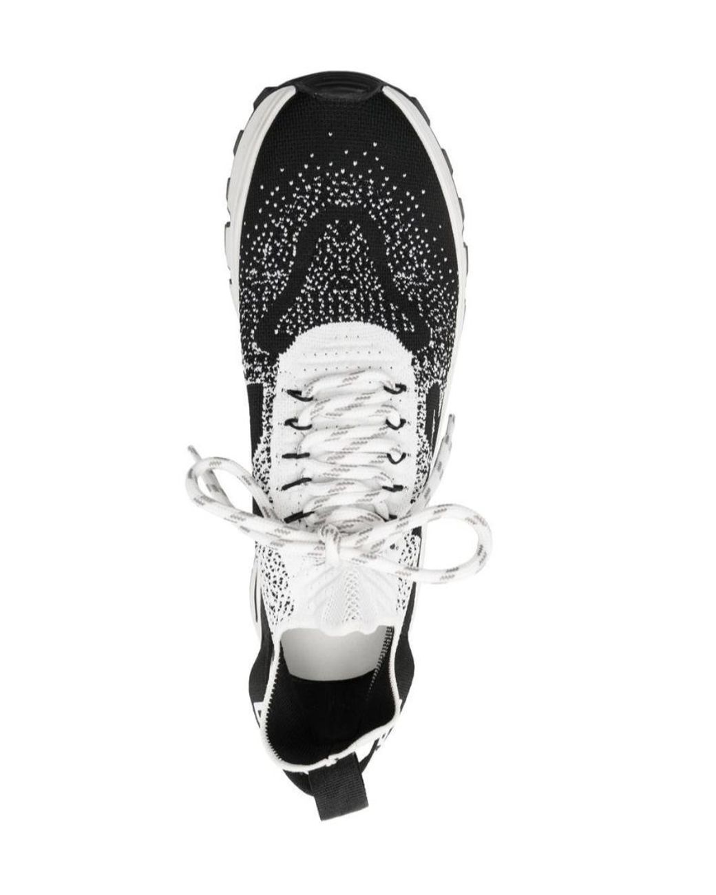DSquared² White Run Ds2 Low-Top Lace-Up Sneakers for men