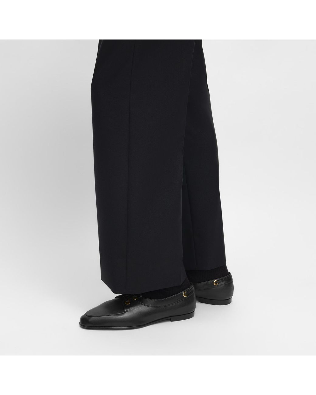 Céline Black Miles Loafer for men