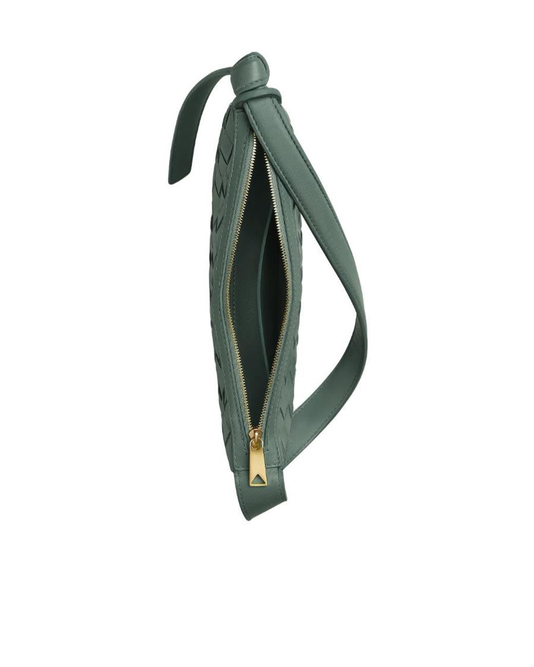 Bottega Veneta Green Intrecciato Shoulder Bag