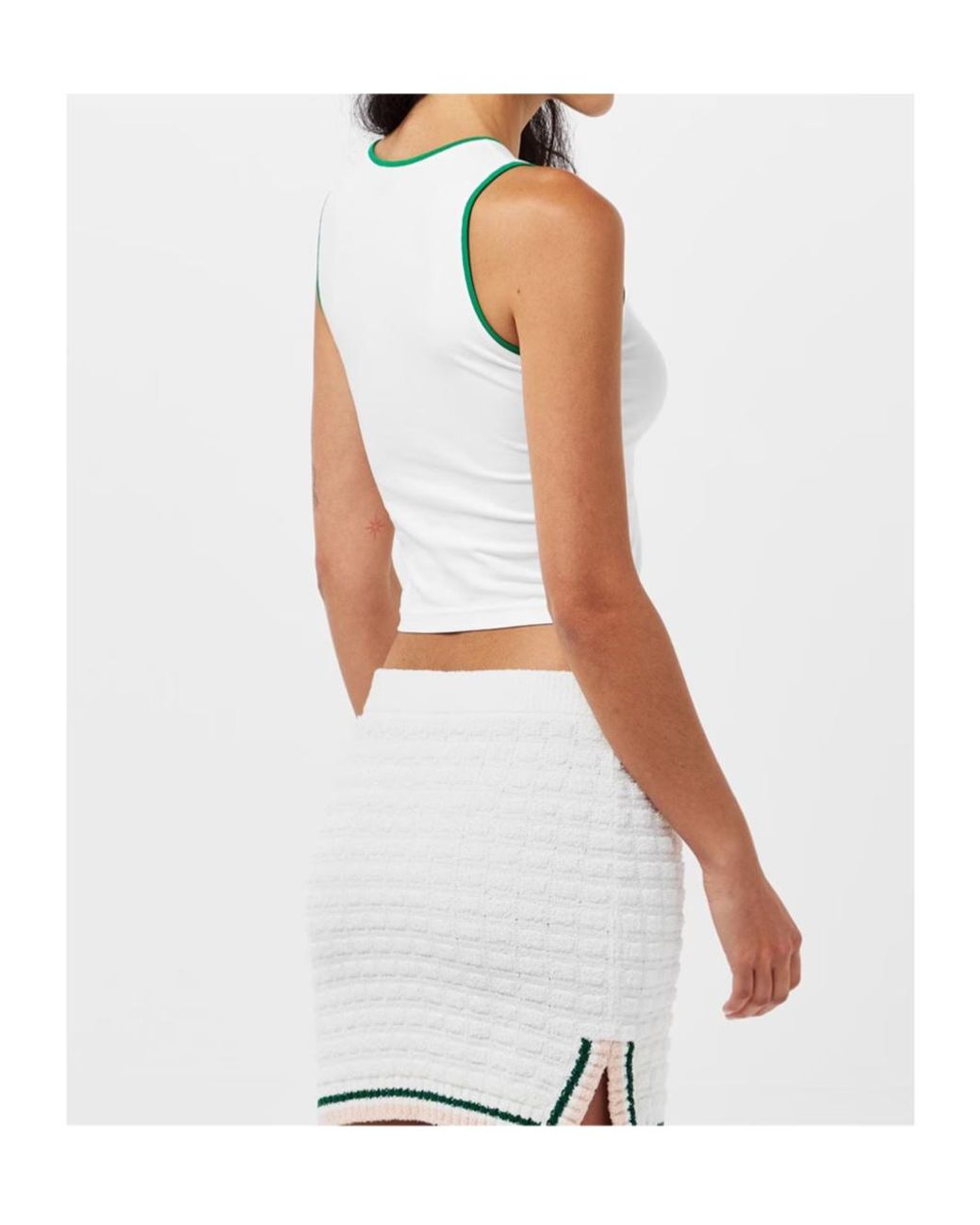 Casablanca White Logo Patch Vest