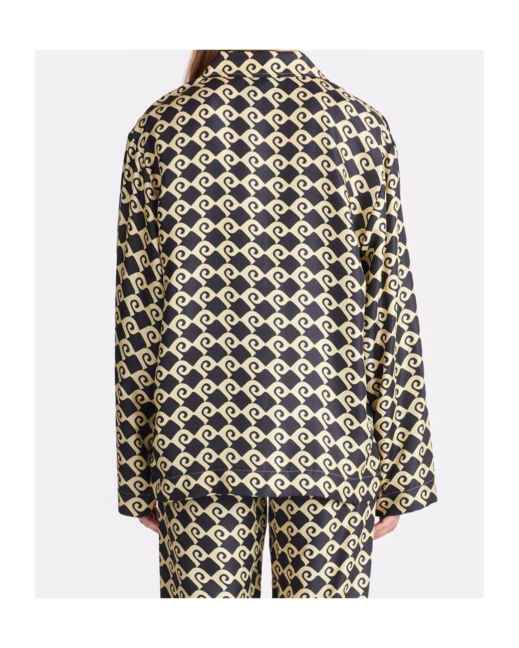 Nanushka Green Geometric Shirt