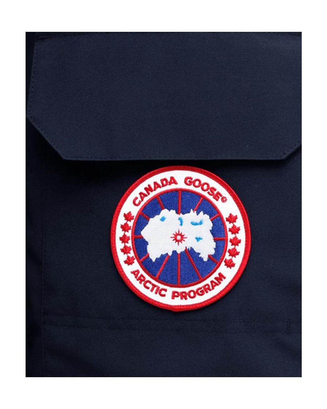 Canada Goose Blue Expedition Hooded Down Jacket for men