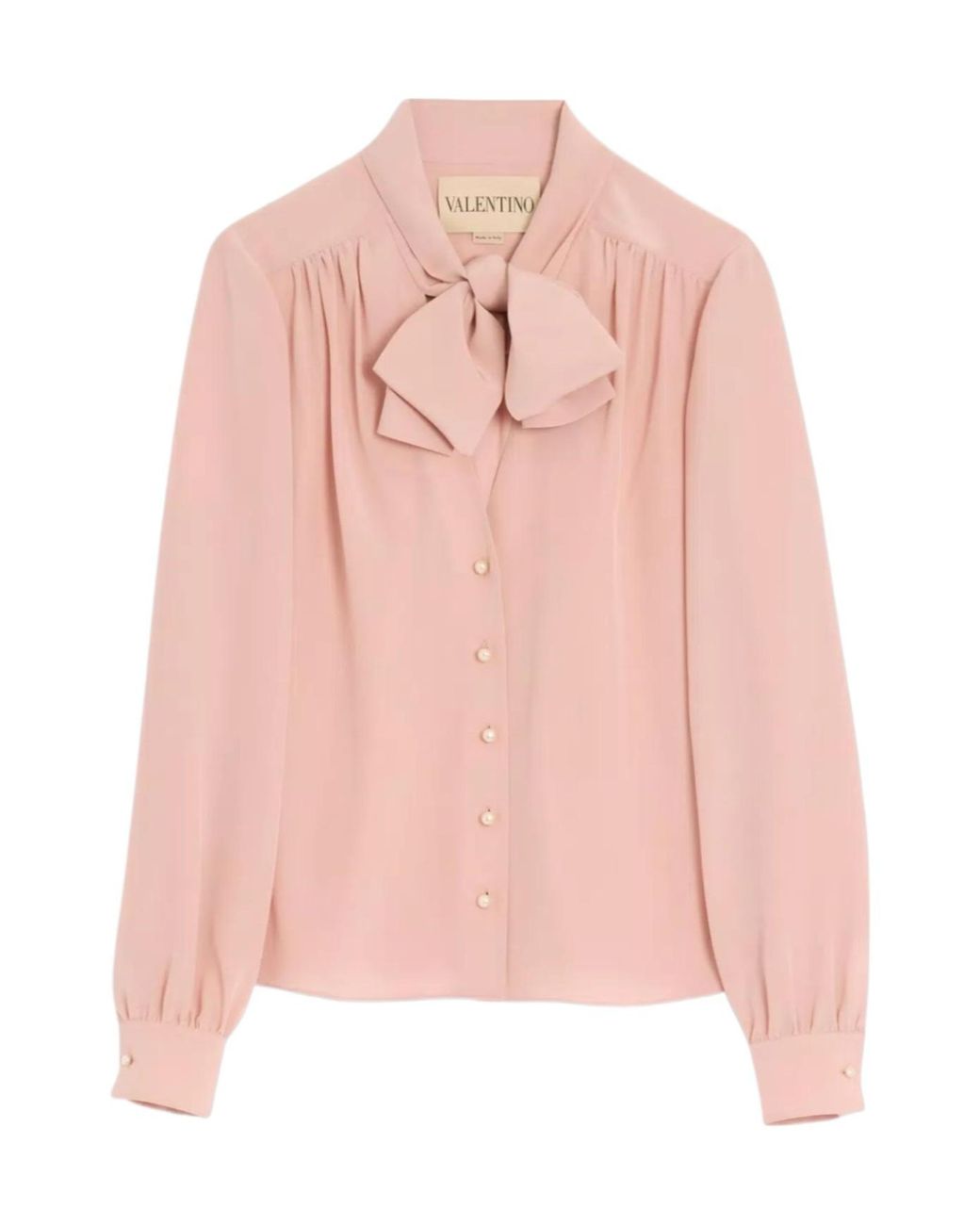 Valentino Pink Long-Sleeved Shirt