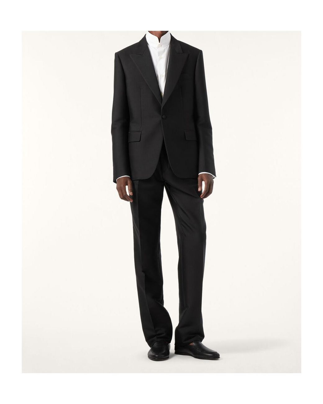 Loro Piana Black International Suit for men