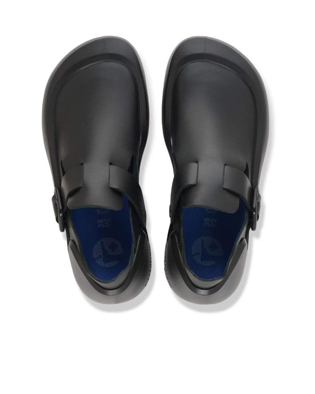 Birkenstock Black Closed-Back Buckle Clogs for men