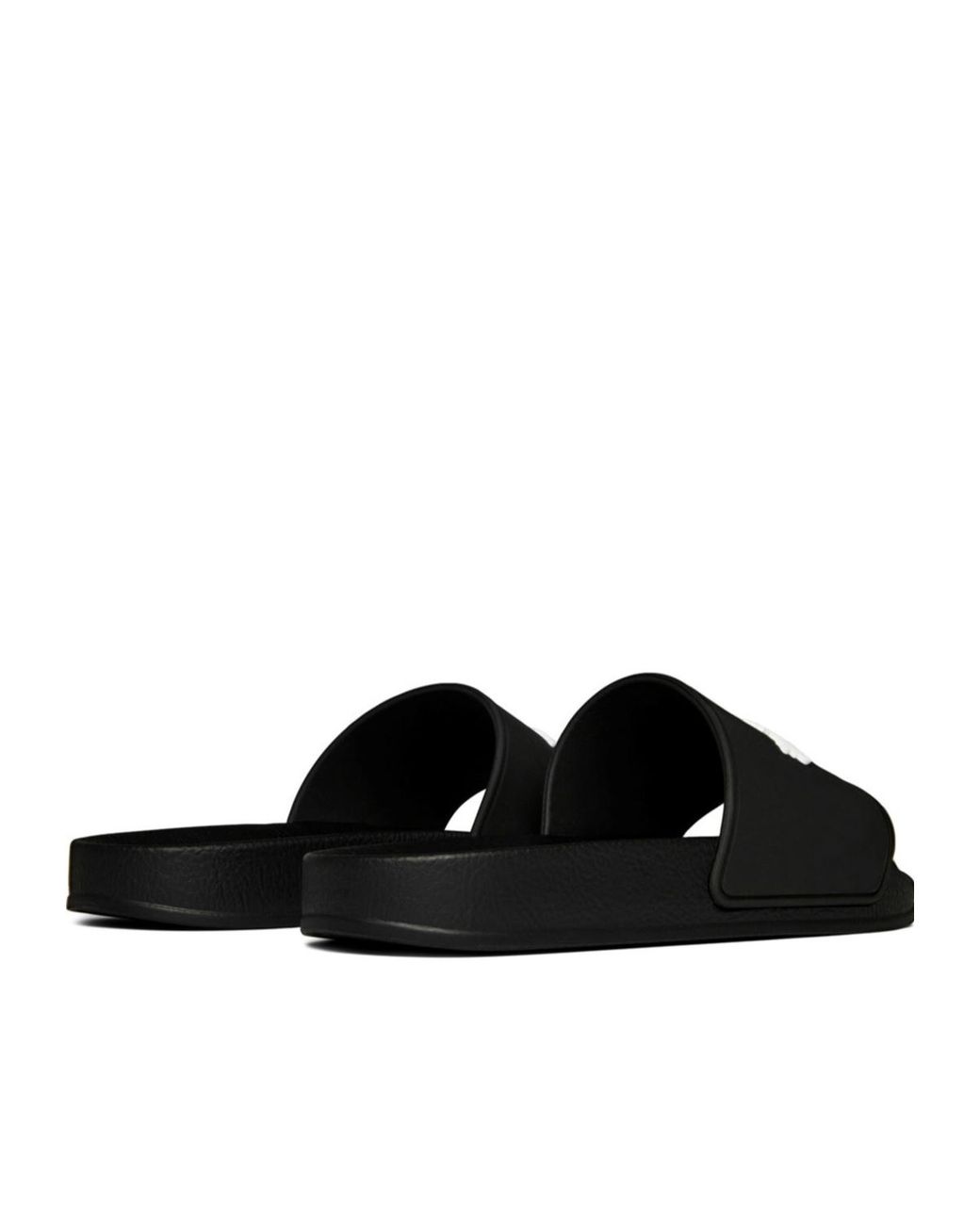 Palm Angels Black Monogram Pool Slider