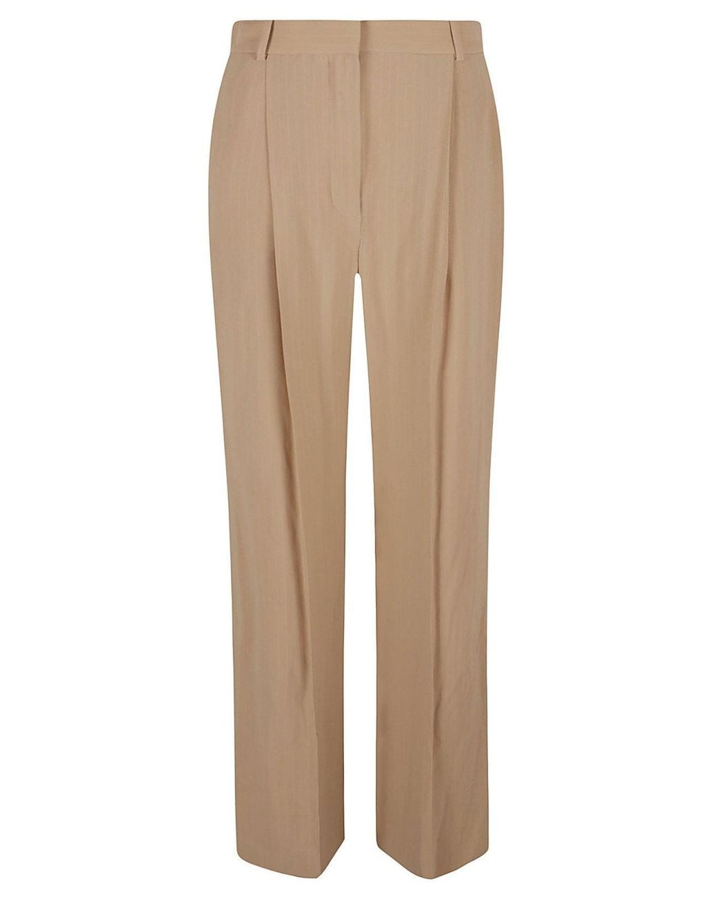 Loro Piana Natural Straight Concealed Trousers