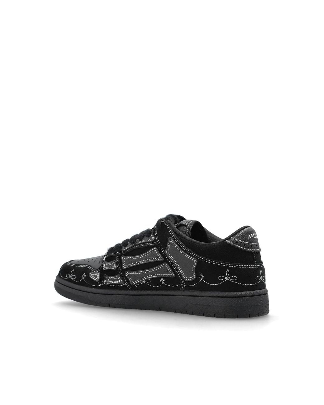 Amiri Black Sports Shoes 'Western Skel Top Low' for men