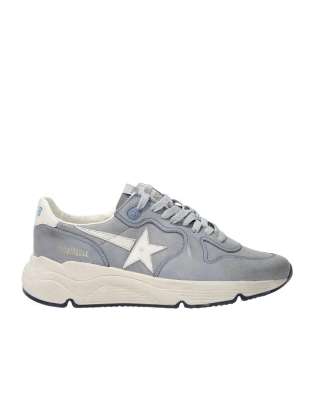 Golden Goose Deluxe Brand Gray Running Sole Low-Top Sneakers for men