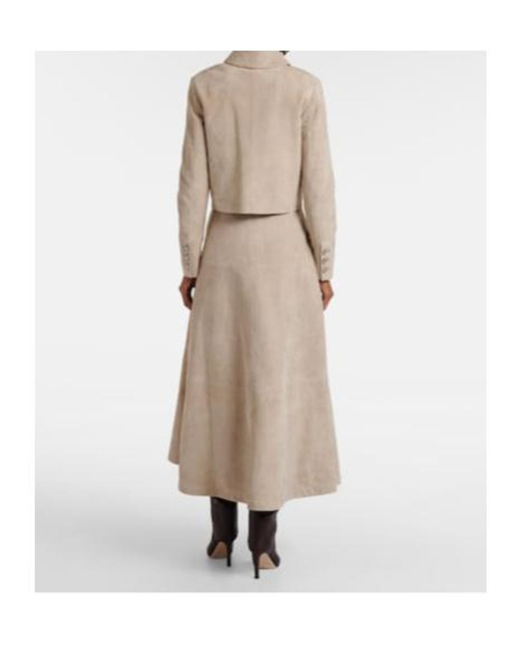 Altuzarra Natural Astley Suede Jacket