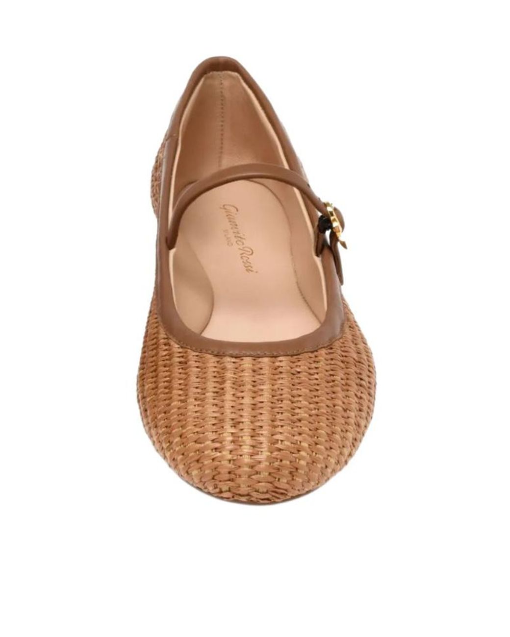 Gianvito Rossi Brown Ballerinas
