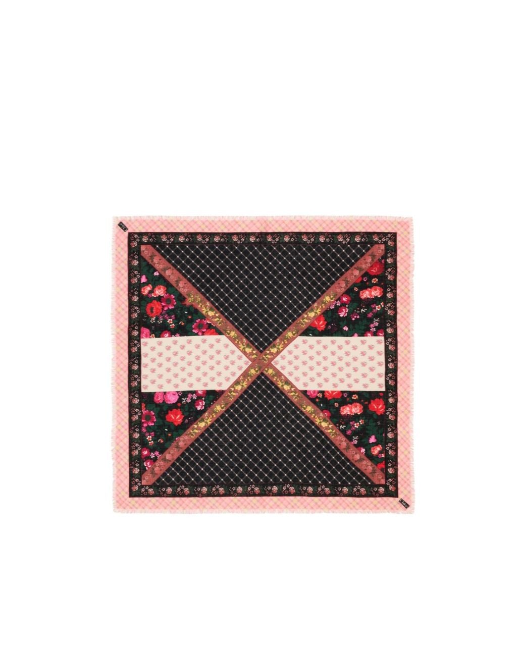 Chloé Black The Chloé Folk Square Scarf