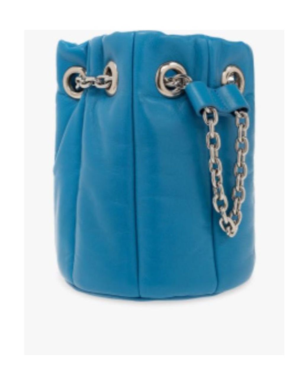 Stand Studio Blue Yvette Chain-Linked Bucket Bag