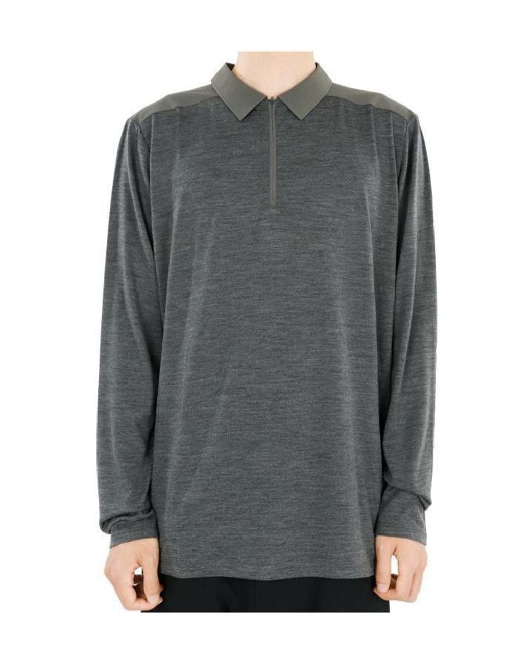 Veilance Gray Frame Polo Shirt for men