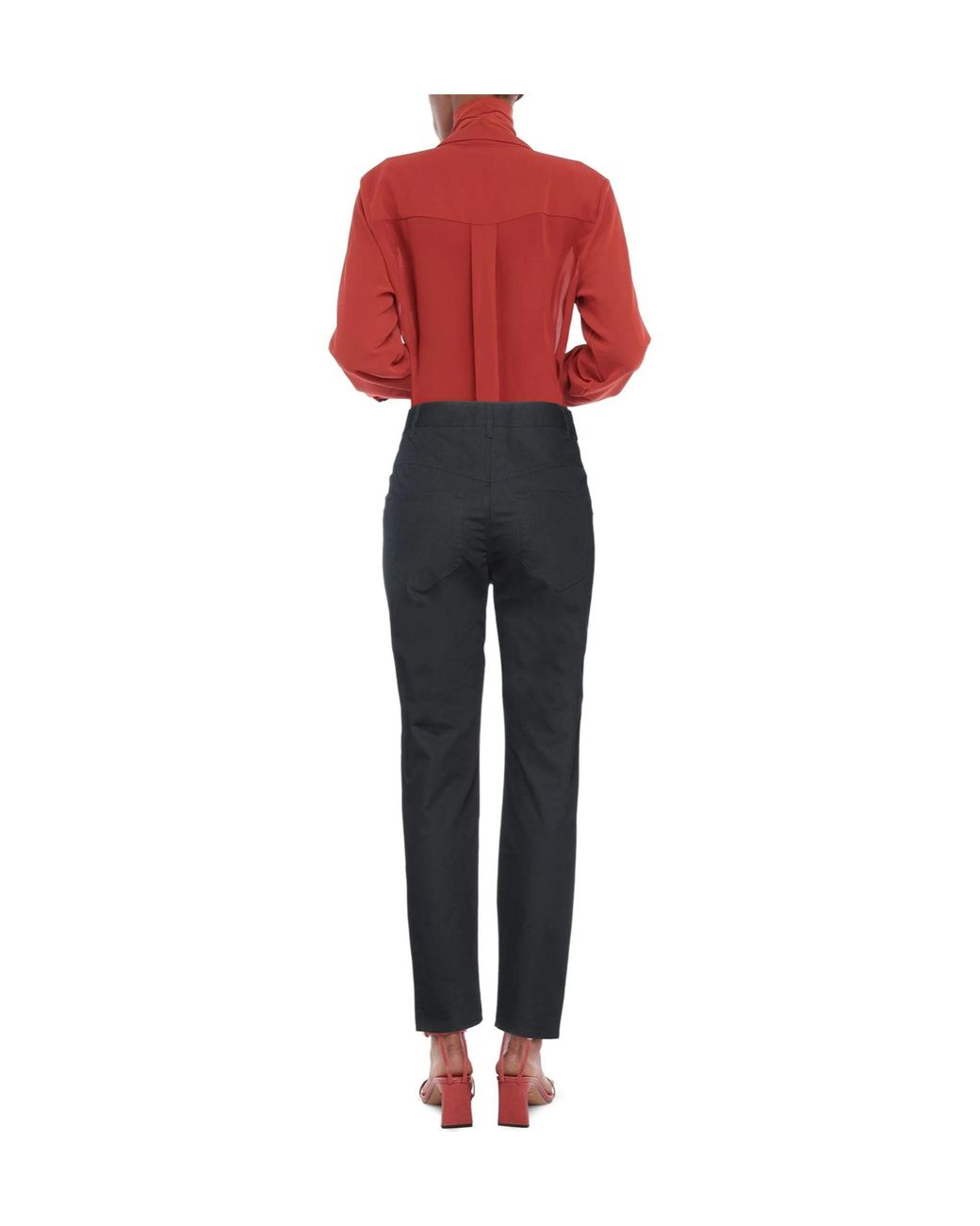 Isabel Marant Blue Simple Tapered Pants