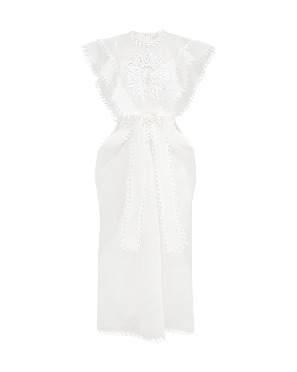 Zimmermann White Balance Waterfall Dress
