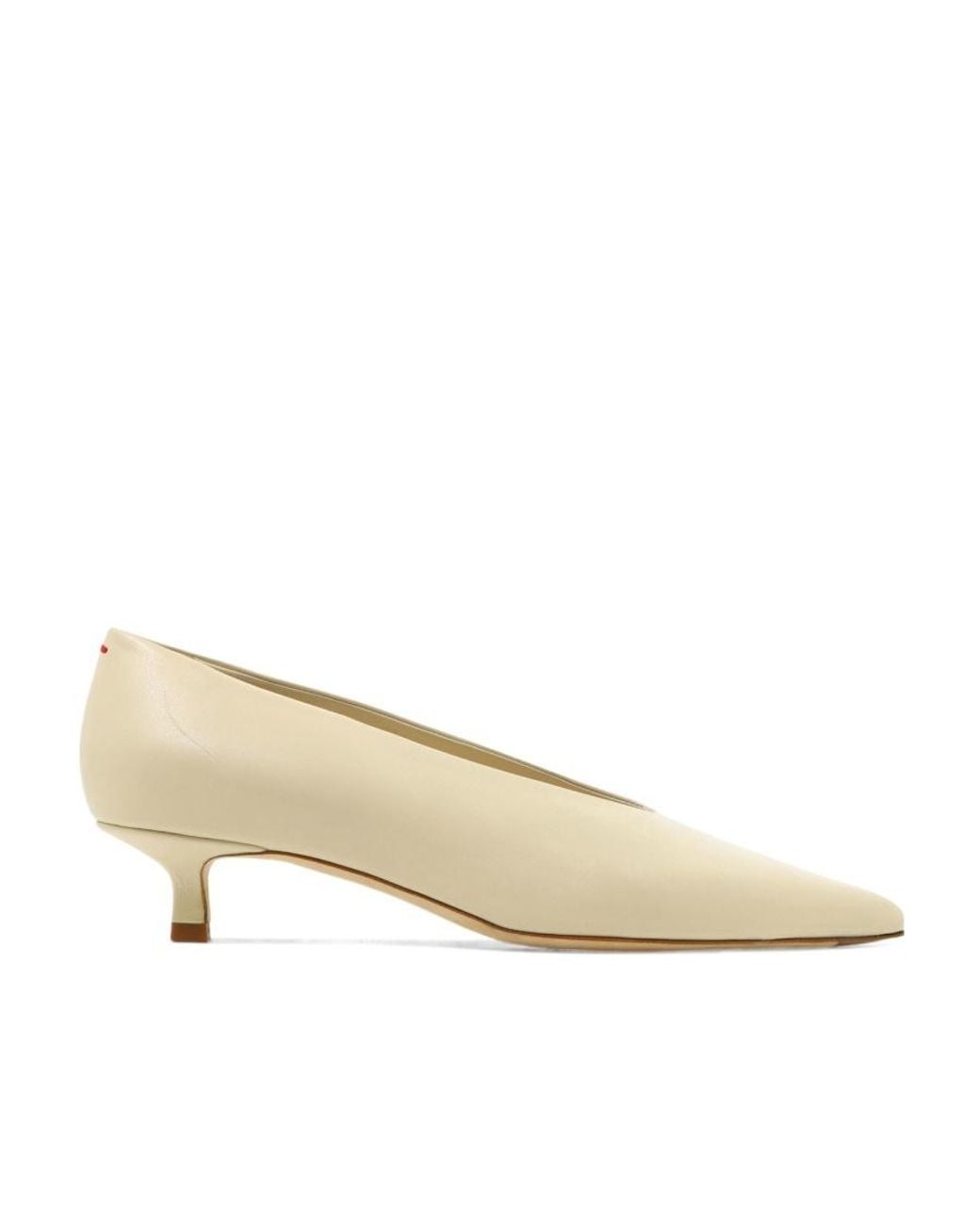 Aeyde Natural Logo High Heels