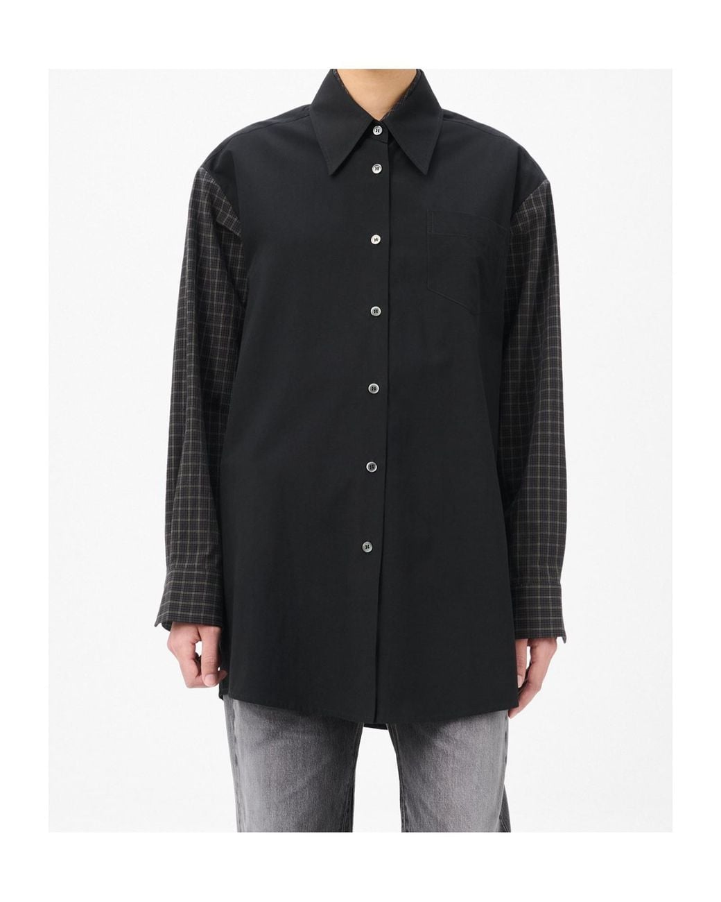 Our Legacy Black Girdle Shirt