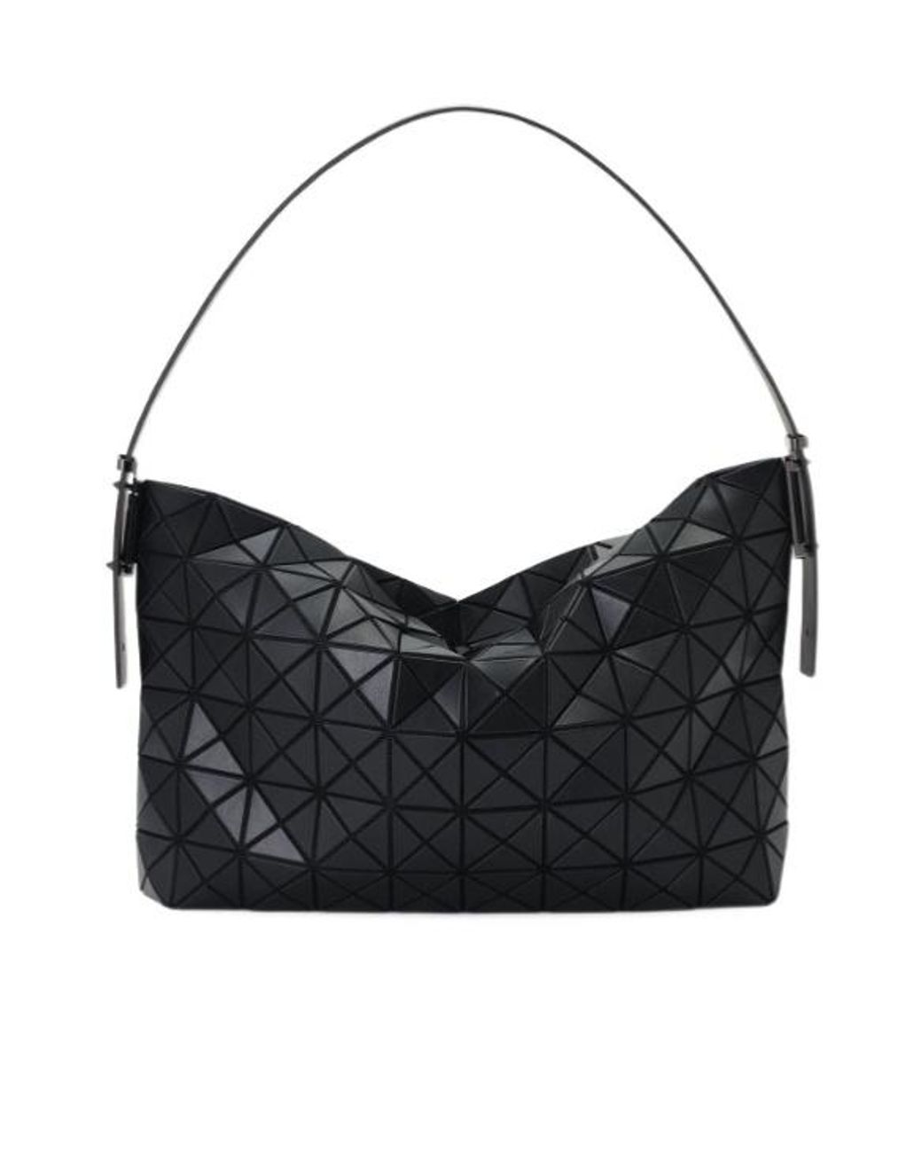 Issey Miyake Black Musette Geometric Shoulder Bag