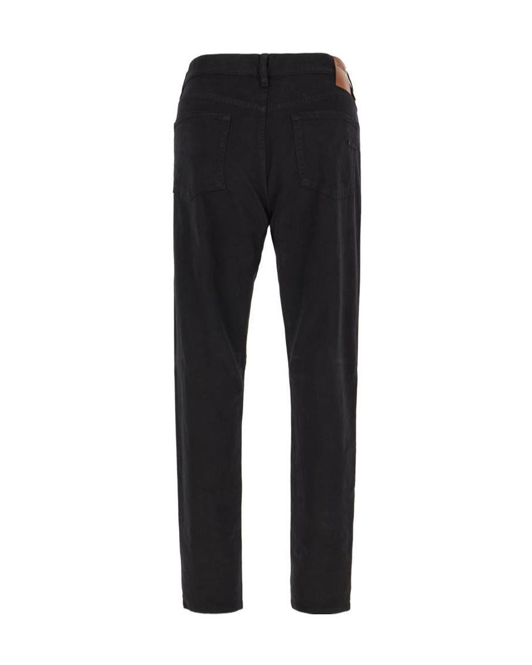 Zegna Black Straight-Leg Jeans for men