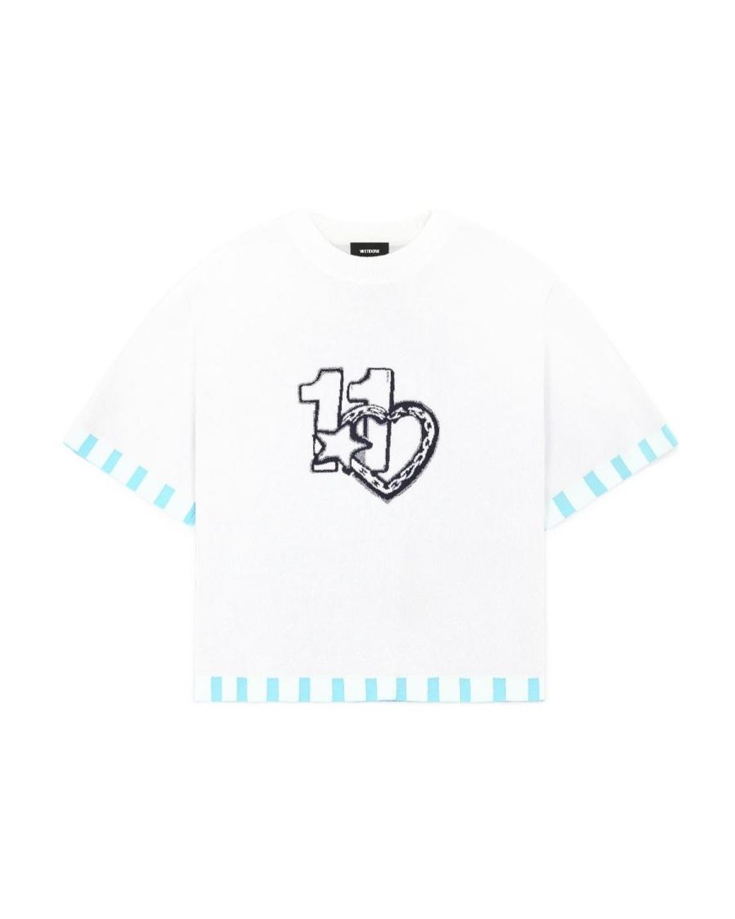 we11done White Printed T-Shirt