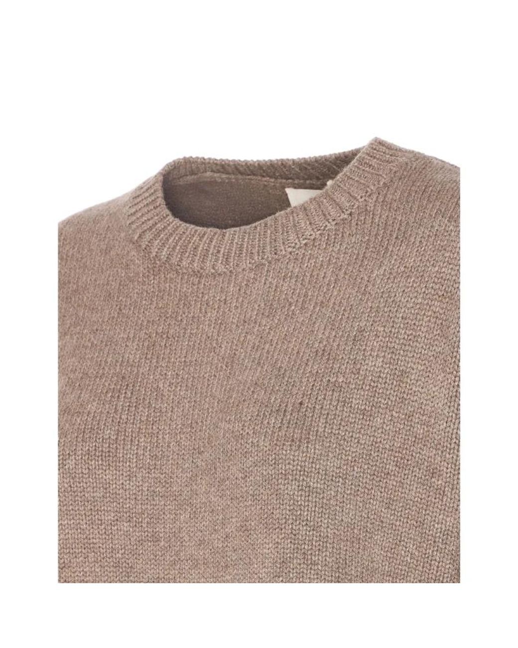 Lisa Yang Brown Kristy Crewneck Knitwear