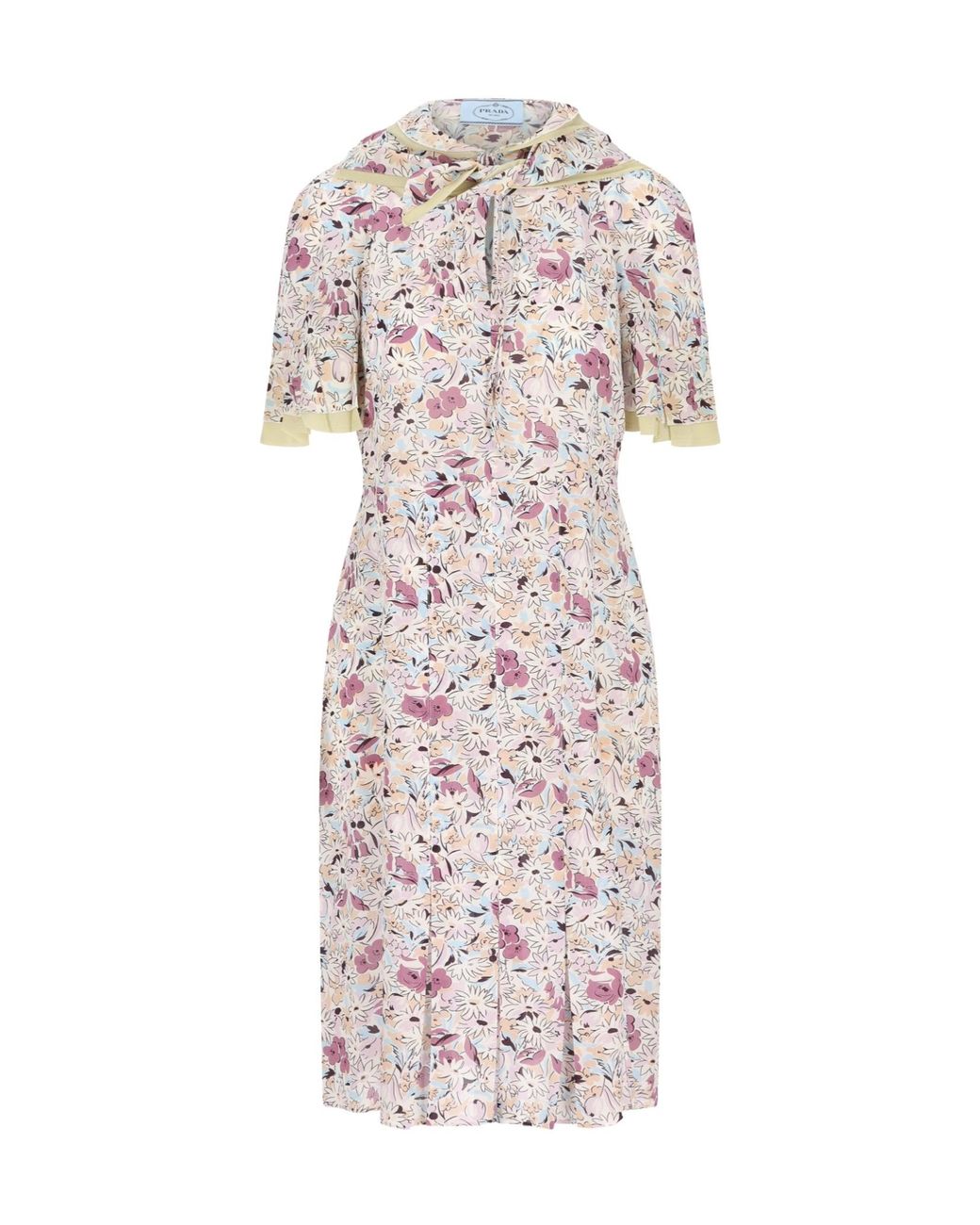 Prada Multicolor Patterned Dress