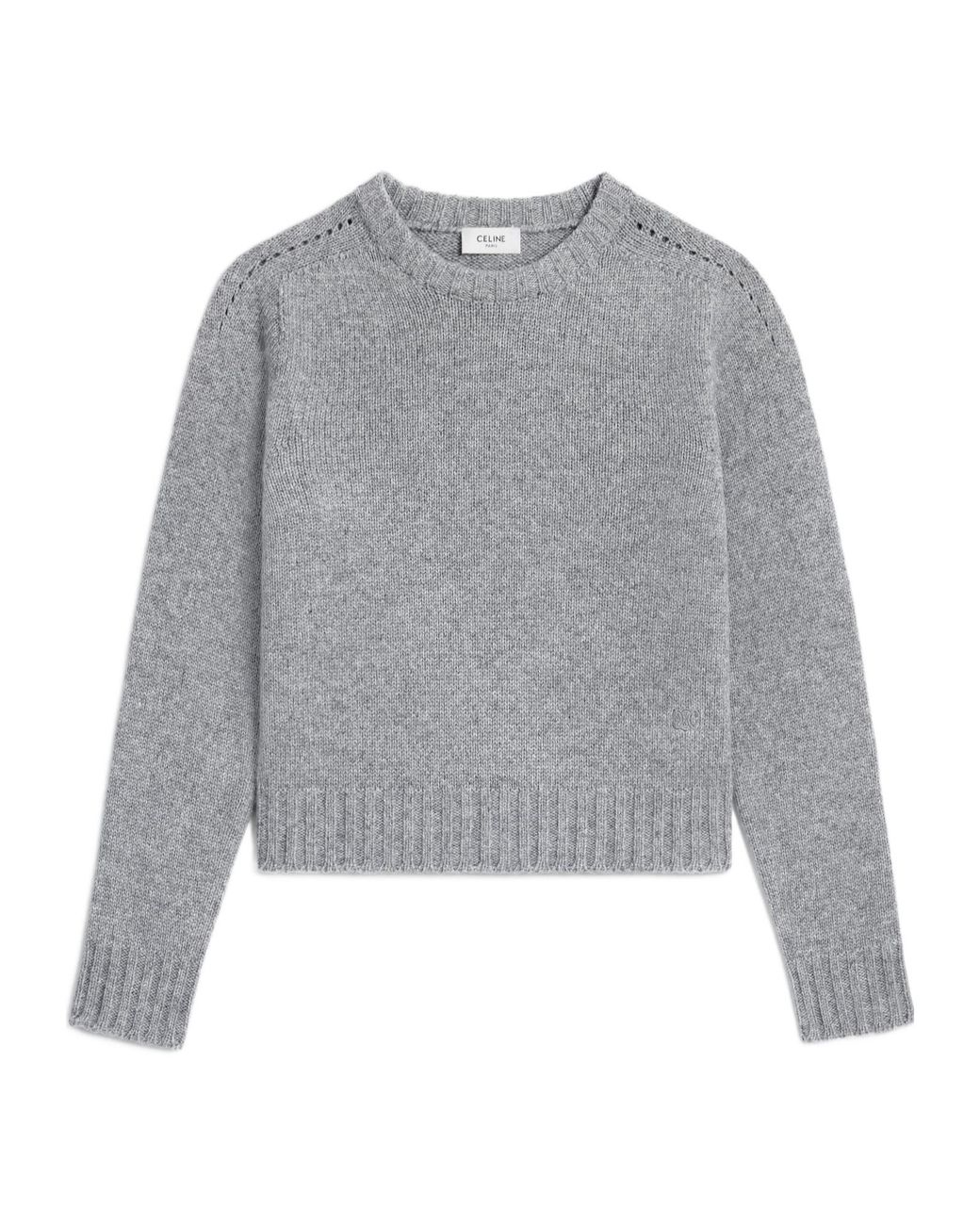 Céline Gray Crewneck Sweater