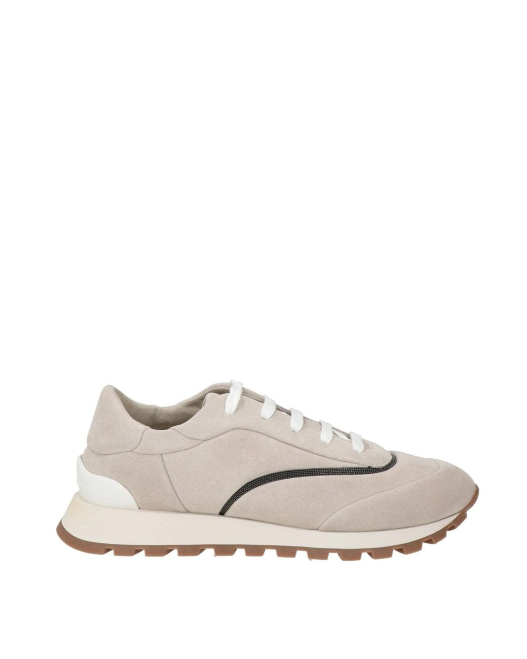 Brunello Cucinelli White Low-Top Casual Shoes