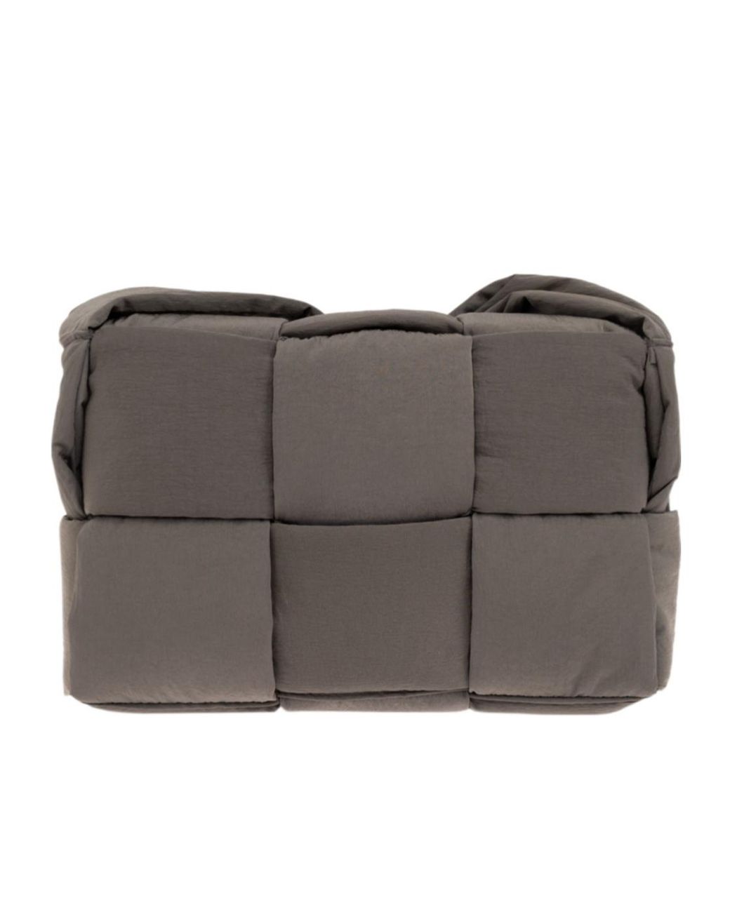 Bottega Veneta Gray Small Padded Tech Cassette Shoulder Bag for men