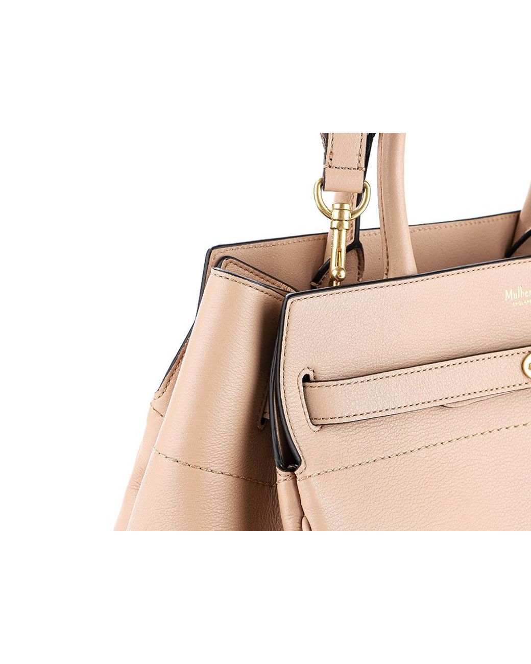 Mulberry Natural Logo Shoulder Bag