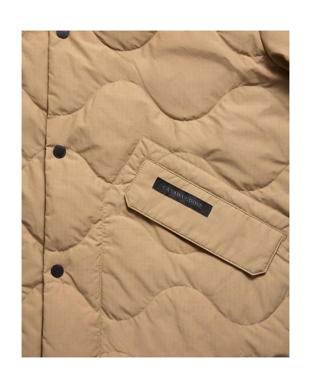 Canada Goose Natural Boswell Logo Patch Reversible Jacket for men