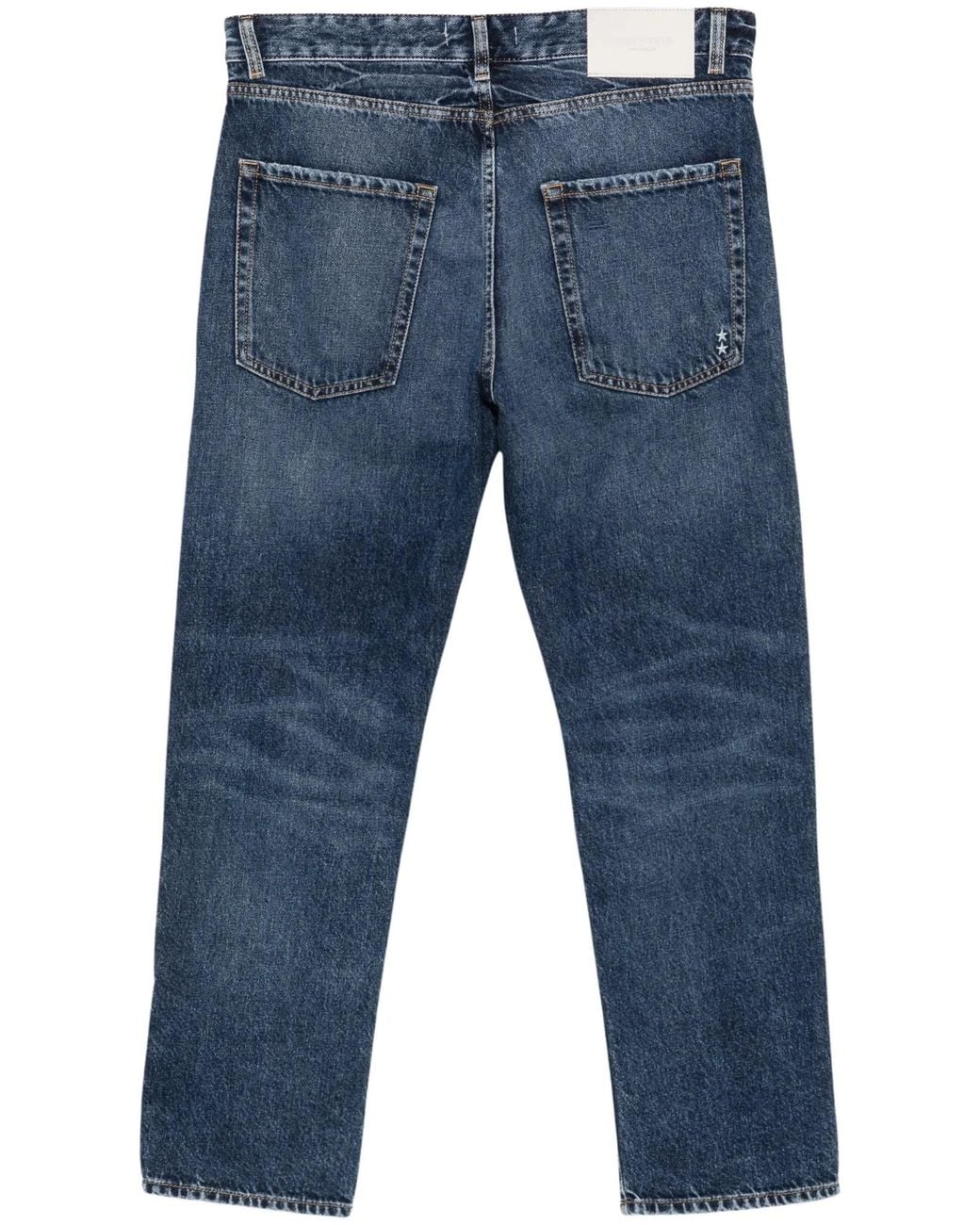 ICON DENIM Blue Straight-Leg Jeans for men