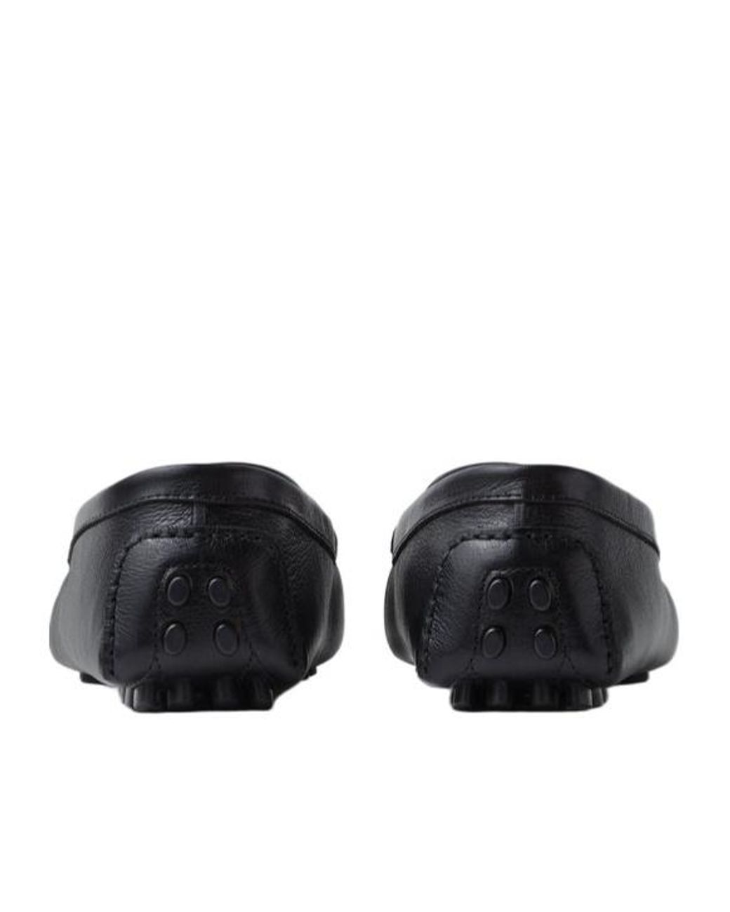 Versace Black Medusa Driver Moccasins for men