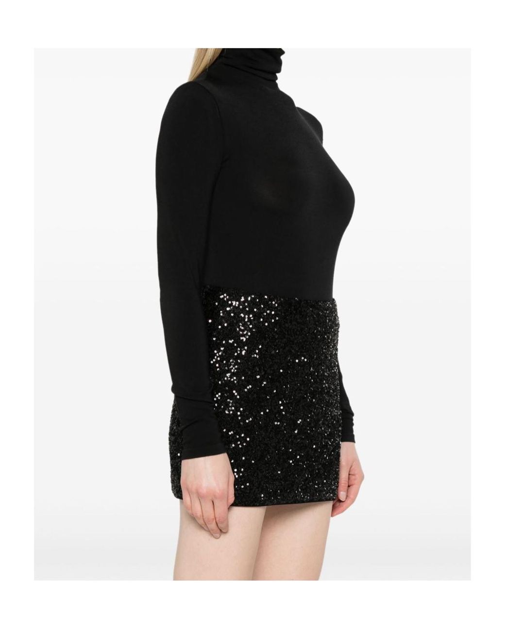 Wolford Black String Bodysuit