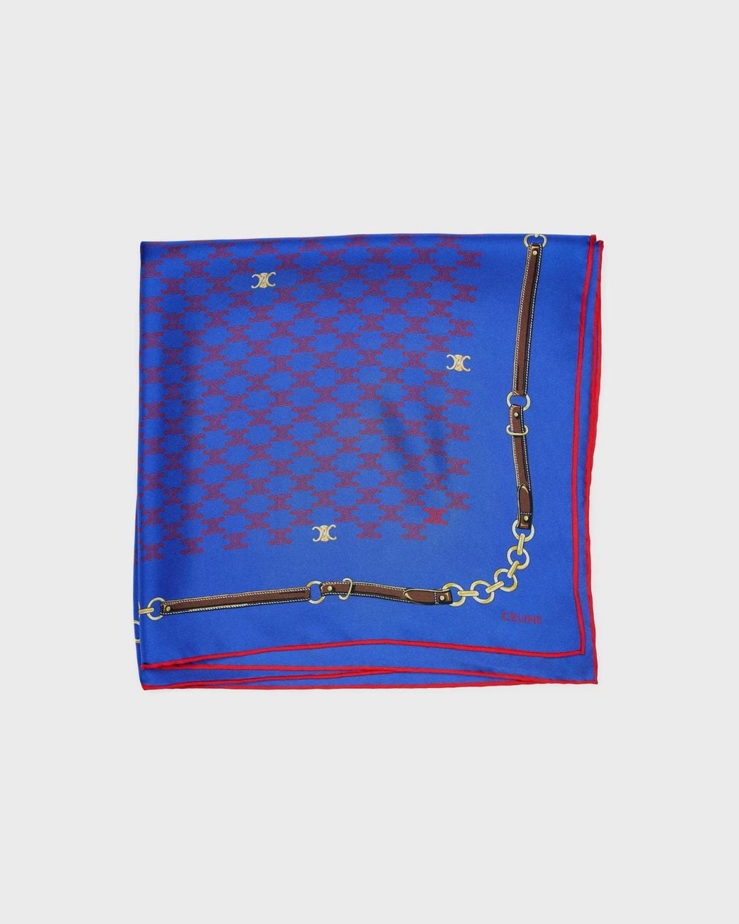 Céline Blue Avenue Foch Bandana, 55