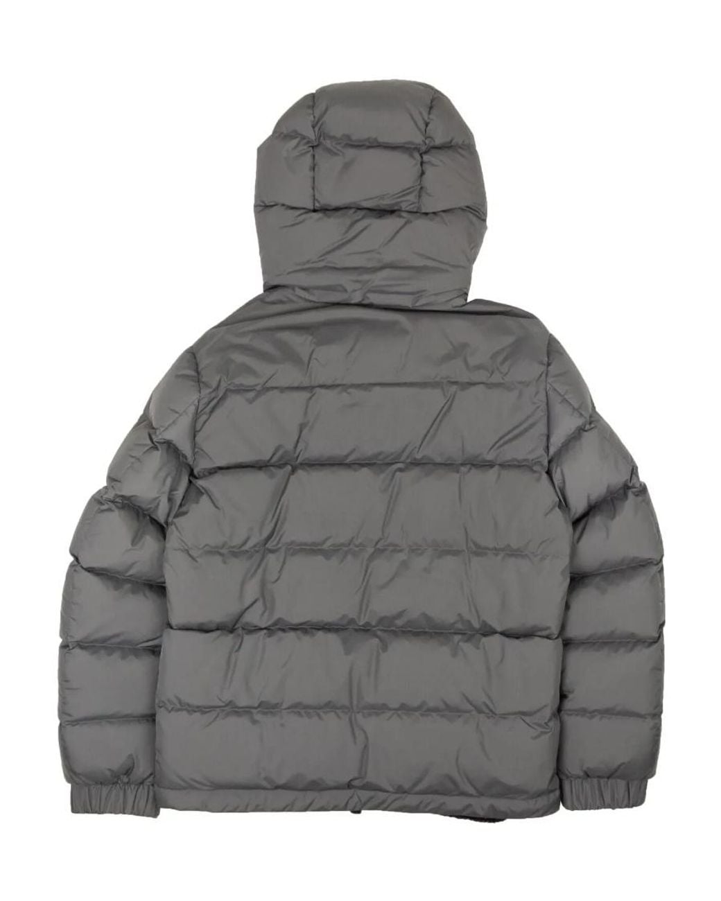 Moncler Gray Long Sleeve Down Jacket for men