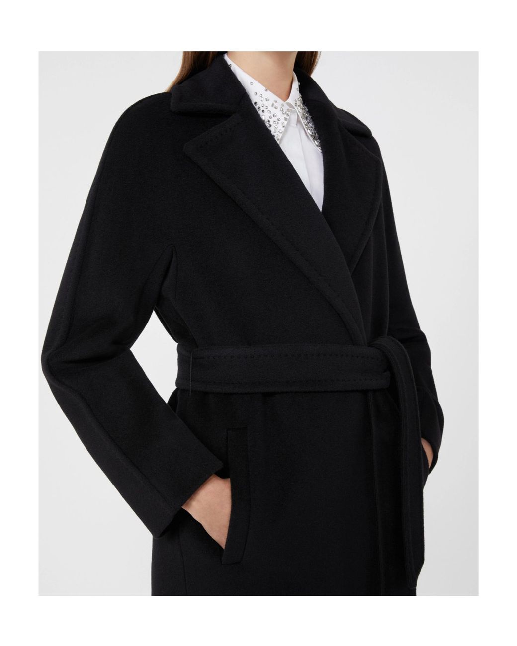 Max Mara Blue Wool Coat