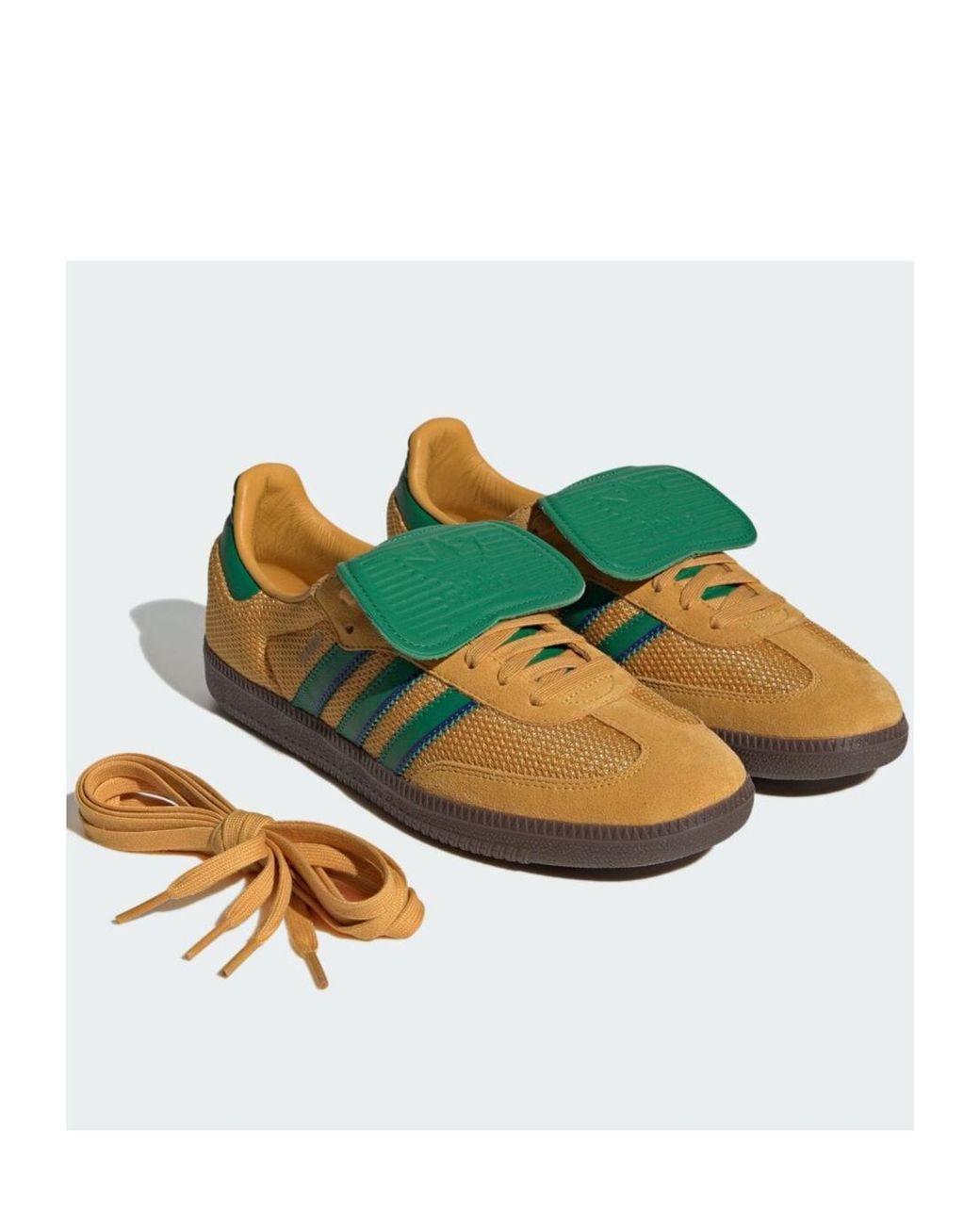 Adidas Originals Green Samba Og Lace-Up Sneakers for men