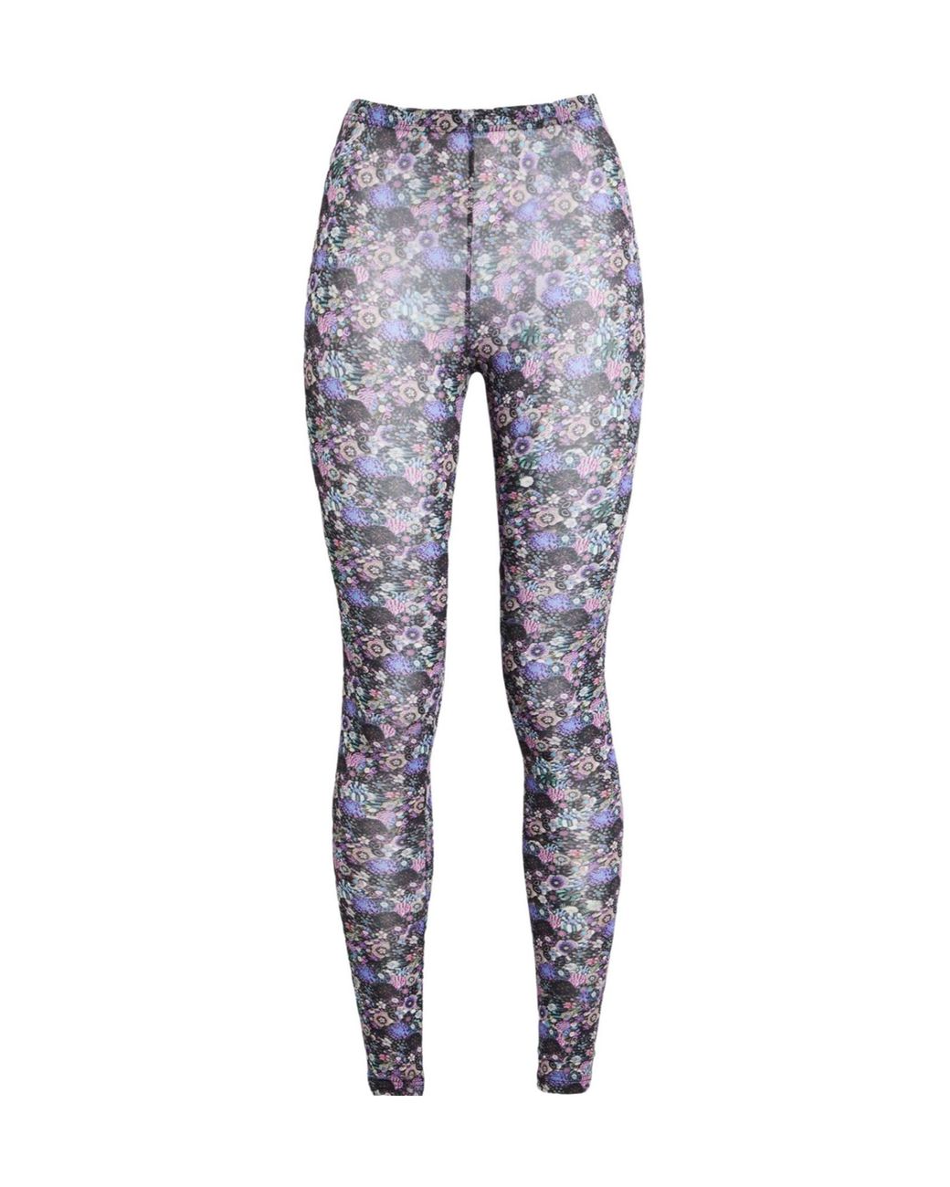 Isabel Marant Blue Floral Print Leggings