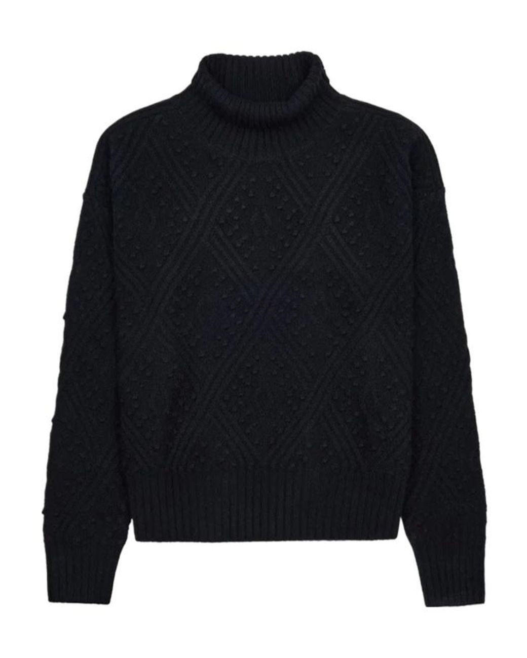 Max Mara Black High-Necked Long-Sleeved Sweater