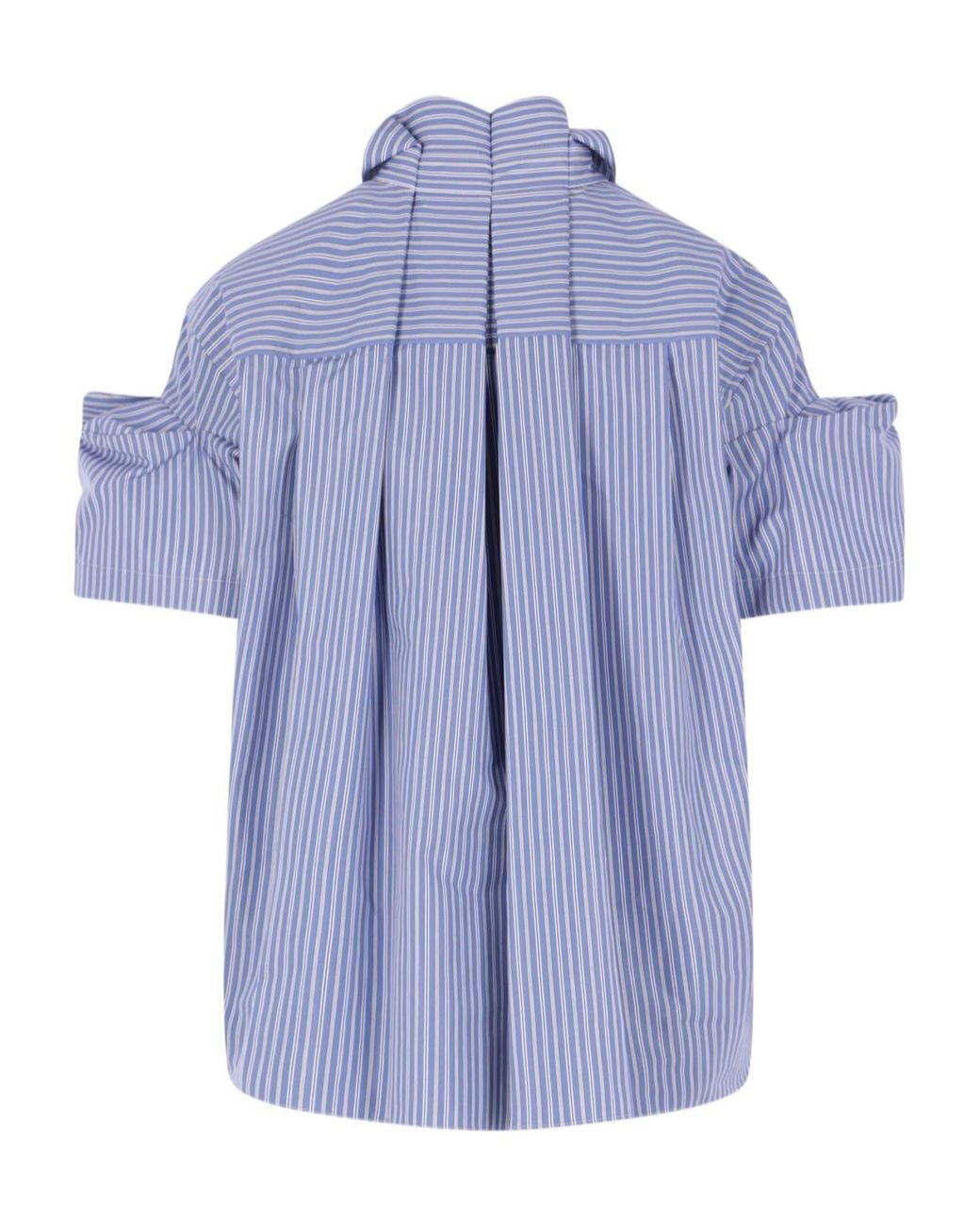 Sacai Blue Poplin Shirt