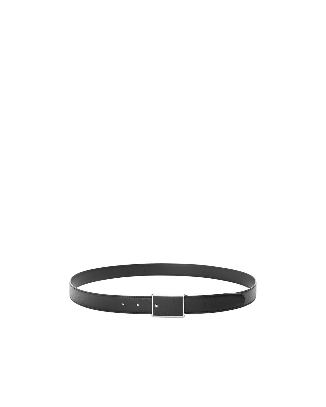 Montblanc White 30Mm Leather Belt for men