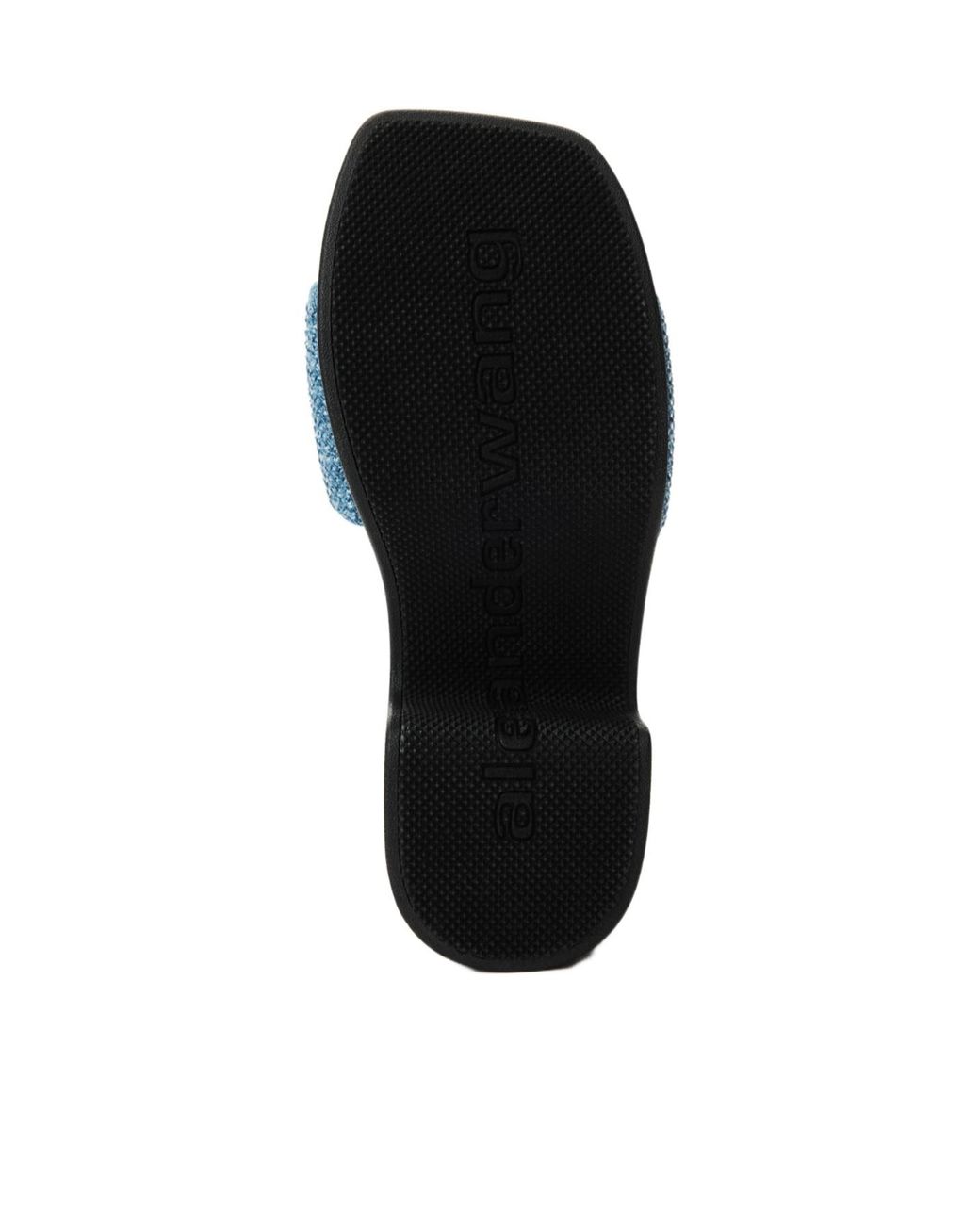 Alexander Wang Blue Hotfix Platform Heeled Sandals